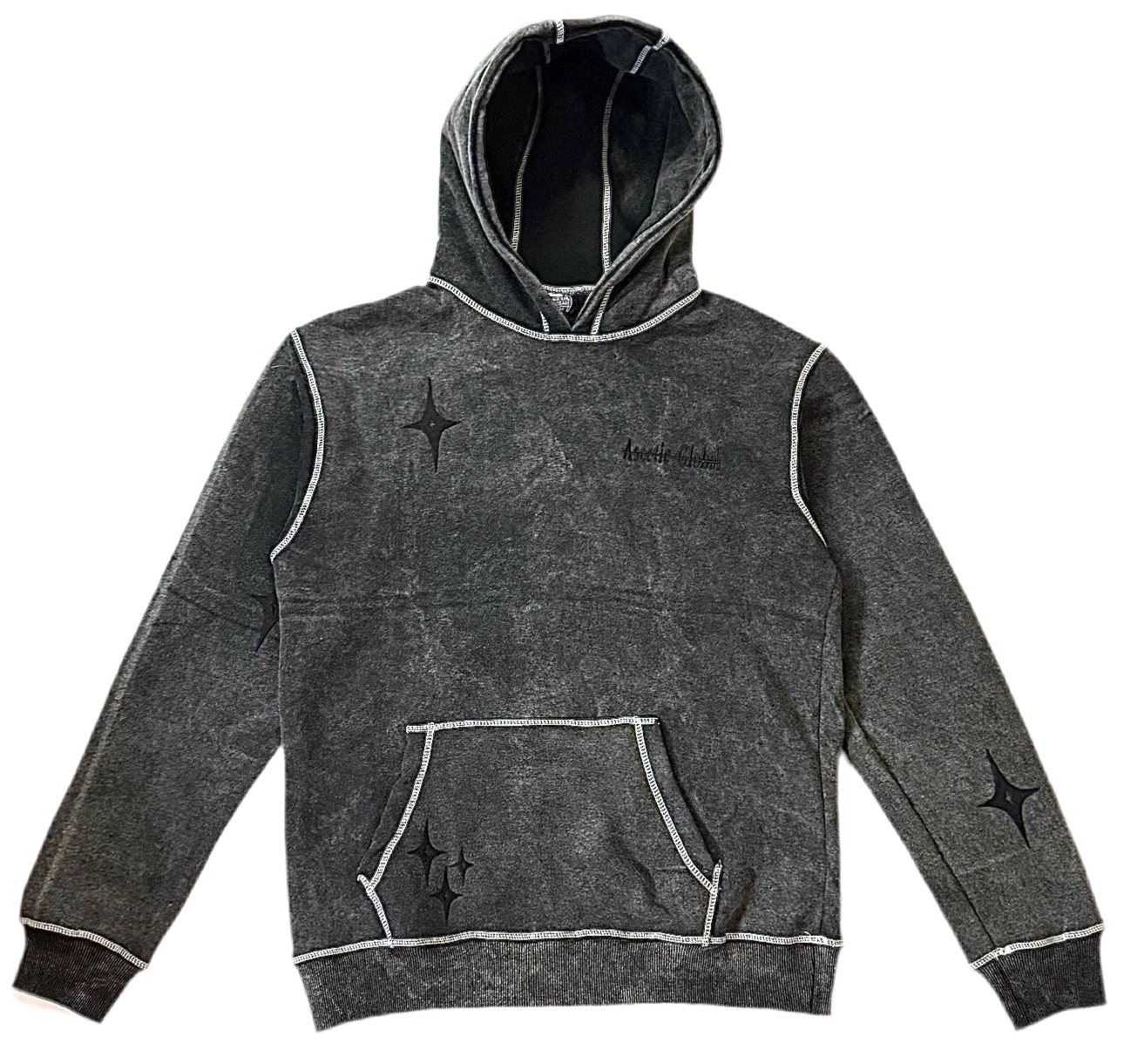 Star Hoodie ( White Stitching)