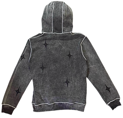 Star Hoodie ( White Stitching)